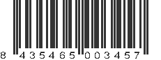 EAN 8435465003457
