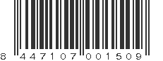 EAN 8447107001509
