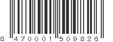 EAN 8470001509826