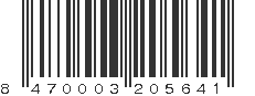 EAN 8470003205641