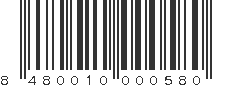 EAN 8480010000580