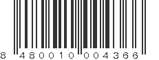 EAN 8480010004366