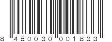 EAN 8480030001833