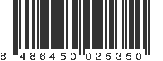 EAN 8486450025350