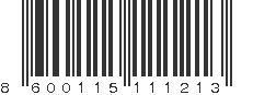 EAN 8600115111213