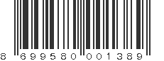 EAN 8699580001389