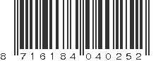 EAN 8716184040252