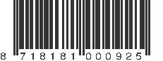 EAN 8718181000925