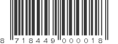 EAN 8718449000018