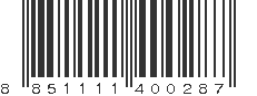 EAN 8851111400287