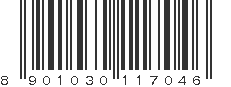 EAN 8901030117046