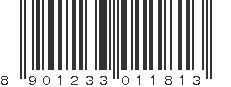 EAN 8901233011813