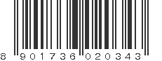 EAN 8901736020343