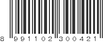 EAN 8991102300421