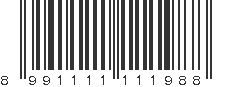 EAN 8991111111988