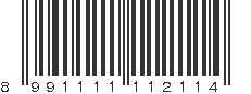 EAN 8991111112114