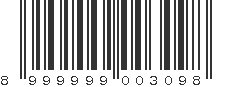EAN 8999999003098