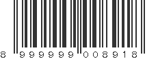 EAN 8999999008918