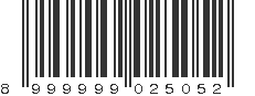 EAN 8999999025052