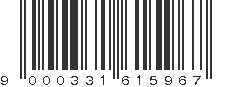 EAN 9000331615967