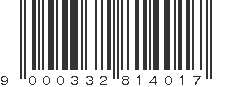 EAN 9000332814017