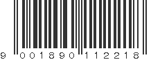 EAN 9001890112218