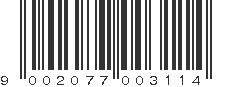 EAN 9002077003114