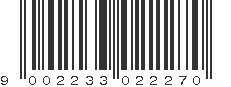 EAN 9002233022270
