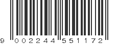 EAN 9002244551172
