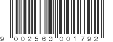 EAN 9002563001792