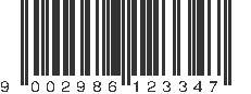 EAN 9002986123347