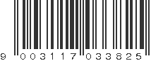 EAN 9003117033825
