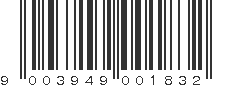 EAN 9003949001832