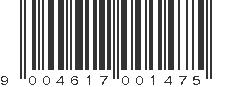 EAN 9004617001475