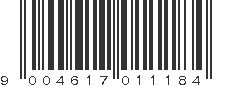 EAN 9004617011184