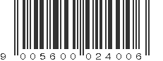 EAN 9005600024006