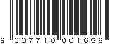 EAN 9007710001656