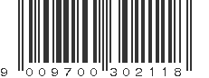 EAN 9009700302118