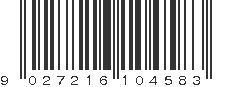 EAN 9027216104583