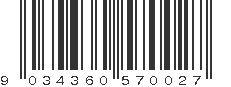 EAN 9034360570027