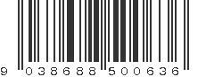 EAN 9038688500636