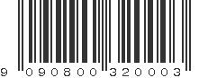 EAN 9090800320003