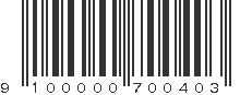 EAN 9100000700403