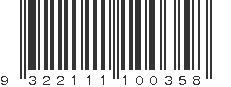 EAN 9322111100358