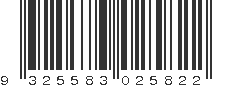 EAN 9325583025822