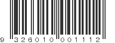 EAN 9326010001112