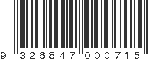 EAN 9326847000715