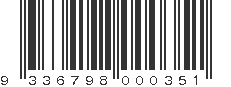 EAN 9336798000351