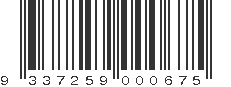 EAN 9337259000675