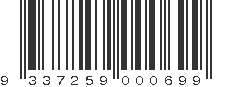 EAN 9337259000699